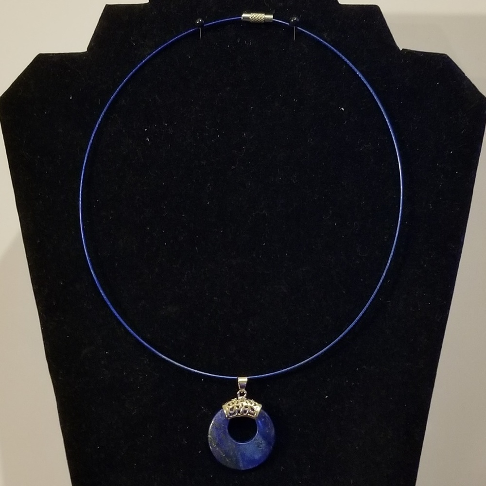 Gemstone Go-Go Memory Wire Necklace